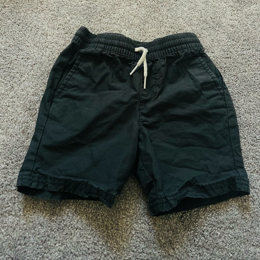 Cute 3T Old Navy 100% Cotton Charcoal Drawstring Shorts 🥹